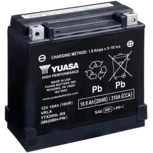 Batteri MC AGM 12V 18.9Ah 310CCA Yuasa - 1