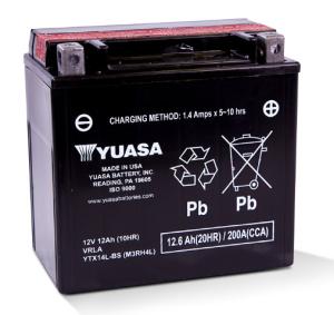 Batteri MC AGM 12V 12.6Ah, 200CCA Yuasa - 1