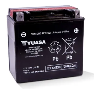 Batteri MC AGM 12V 12.6Ah, 200CCA Yuasa - 1