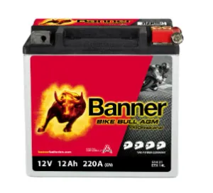 Batteri MC AGM 12V 12Ah 220CCA Banner - 1