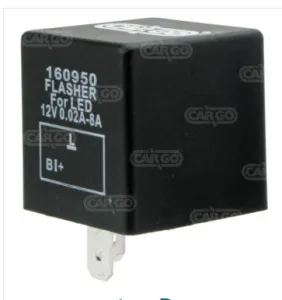 Blinkersrelä 2 anslutningar 12V Led - 1