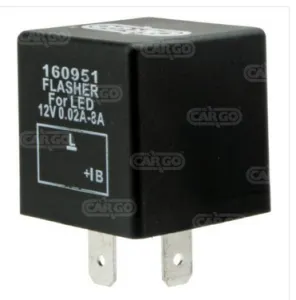 Blinkersrelä 2 anslutningar 12V Led - 1