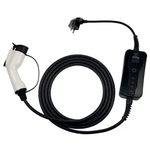 Laddkabel med laddare för elbil Typ 1, 3.7kW, 1-fas - 1