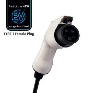 Laddkabel med laddare för elbil Typ 1, 3.7kW, 1-fas - 2