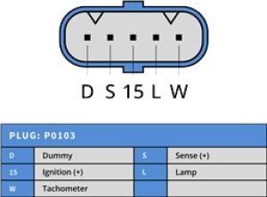Generator 24V 110A, originalregulator Mitsubishi - 5