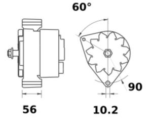 Generator 12V 95A - 5