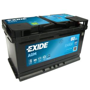 Batteri AGM 12V 80Ah 800CCA Exide - 1