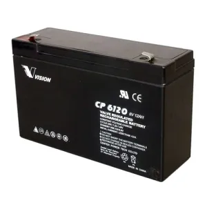 Batteri AGM 6V 12Ah First Power - 1