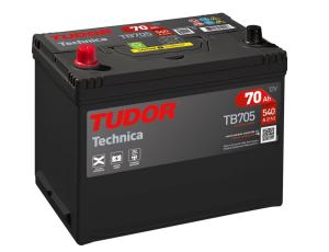 Batteri 12V 70Ah 540CCA Tudor - 1