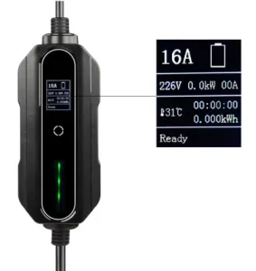 Laddkabel med laddare för elbil Typ 2 3,6kW - 3