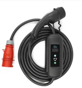 Laddkabel med laddare för elbil Typ 2, 11kW, 3-fas - 4