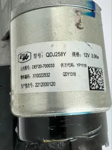 Startmotor 12V 3.0kW - 5