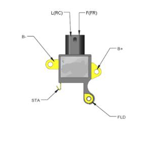 Regulator Nippon Denso 12V - 2