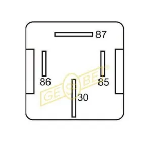 Minirelä 12V 70A med resistor - 2