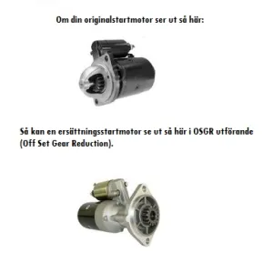 Startmotor 12V 1.4kW 15 Kuggar CW, original Hitachi - 5