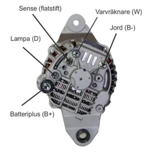 Generator 12V 115A, begagnad 3 mån garanti - 3