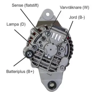 Generator 12V 115A, begagnad 3 mån garanti - 7