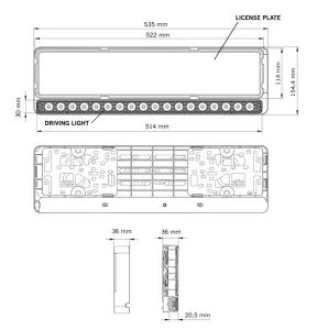 LED Lightbar 82W - 3
