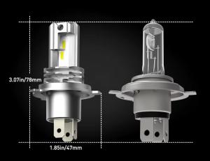 H4 LED 4000Lm Hel-halvljus