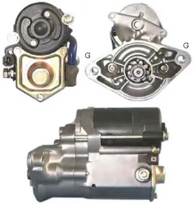 Startmotor 12V 1.0kW 9 kuggar CW - 1