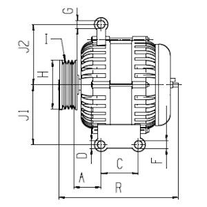 Generator 12V 110A - 7