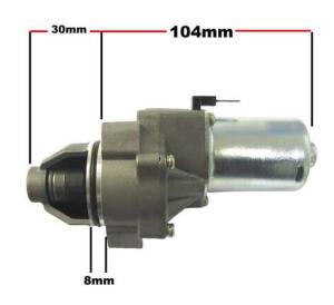 Startmotor 12V 14 kuggar CW - 3