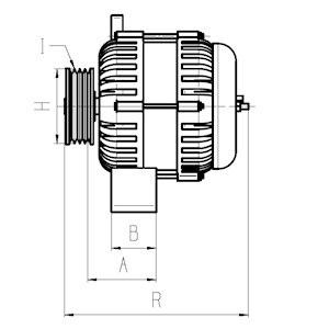 Generator (Mini) 12V 40A - 4