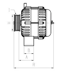 Generator (Mini) 12V 40A - 4