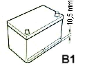 Batteri 12V 60Ah USA - 1