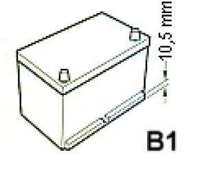 Batteri 12V 60Ah USA - 1