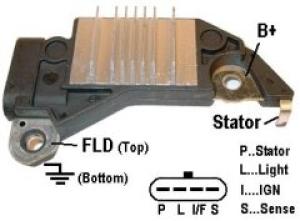 Regulator 12V, eftermarknad Delco-Remy - 1