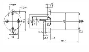 Elmotor 24V 0.8kW - 2