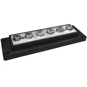 Kopplingsplint 6x50mm2 M8, svart - 3