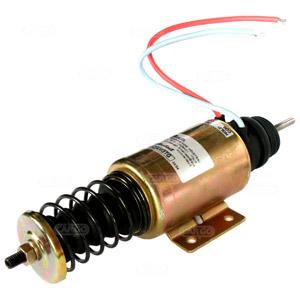 Stoppsolenoid 12V, intern switch, utgått - 1